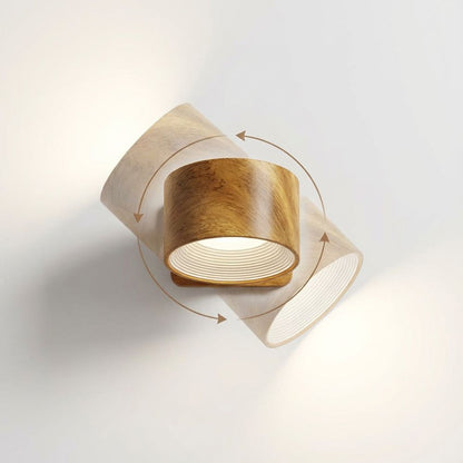 LumiHub Rotatie Wandlamp – Draadloos & Dimbaar Comfortlicht